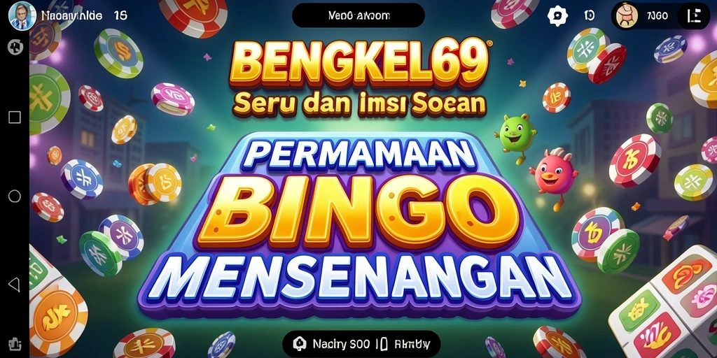 Tampilan menarik dari gameplay Bingo yang seru dan interaktif.