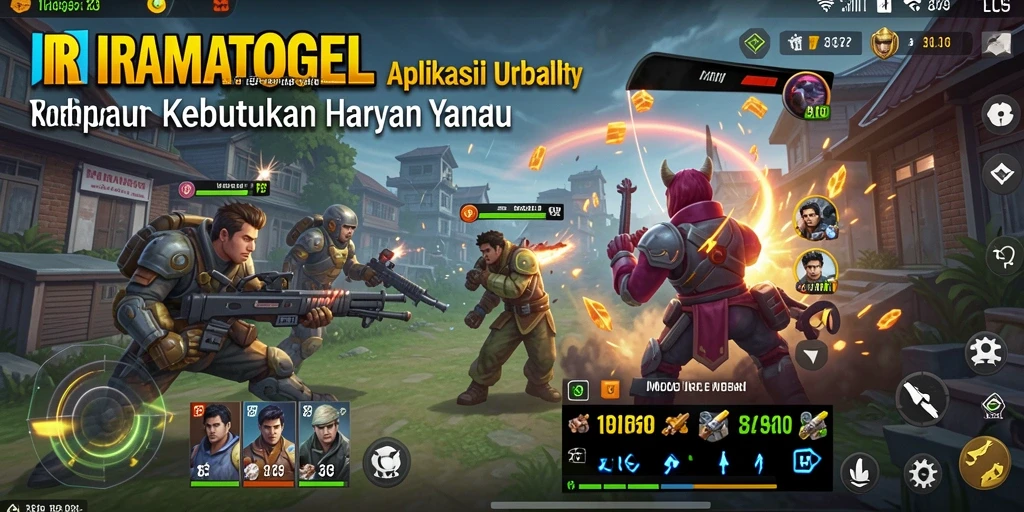 Tampilan utama IRAMATOGEL yang intuitif dan mudah digunakan.