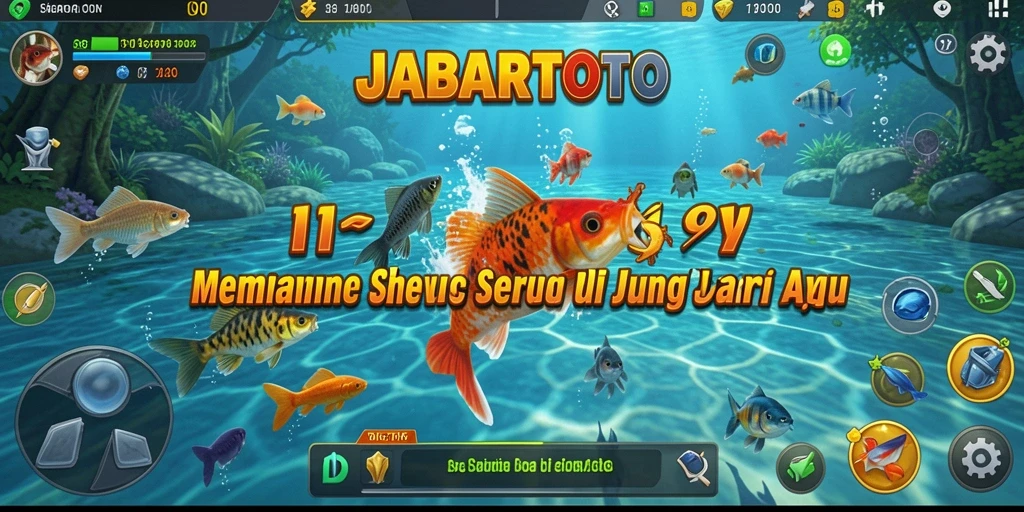 Screenshot gameplay JABARTOTO menampilkan aksi memancing yang seru.