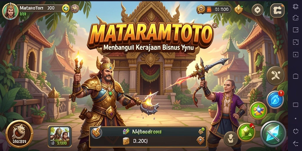 Gameplay seru saat membangun kerajaan bisnis di MATARAMTOTO.
