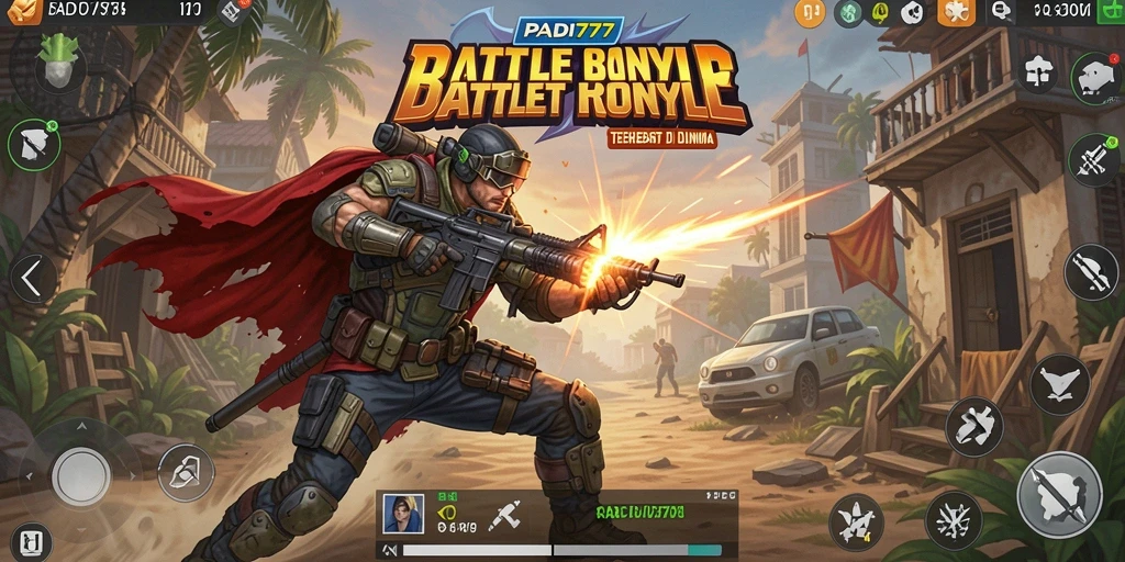 Tampilan utama gameplay PADI777 dengan pertempuran seru dan strategi.