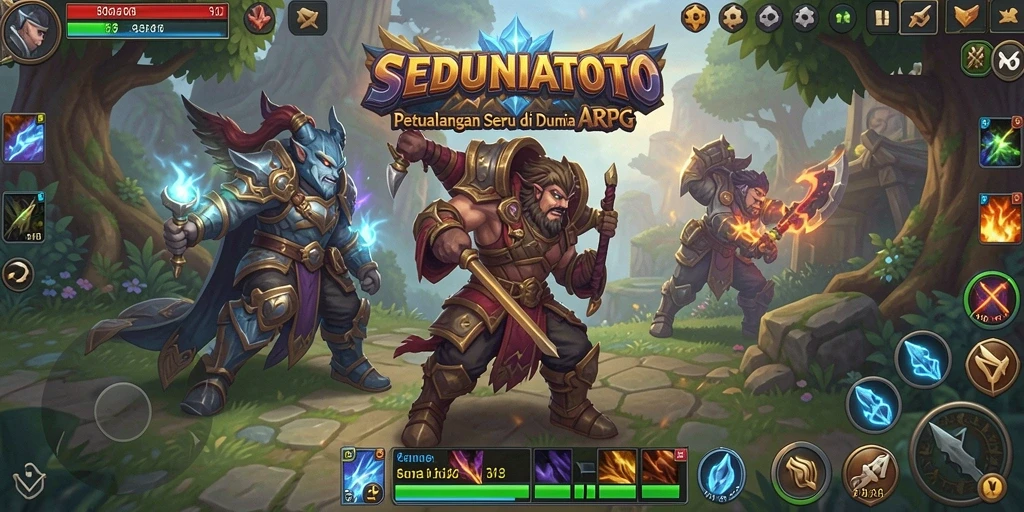 Tangkapan layar dari gameplay SEDUNIATOTO yang penuh aksi.