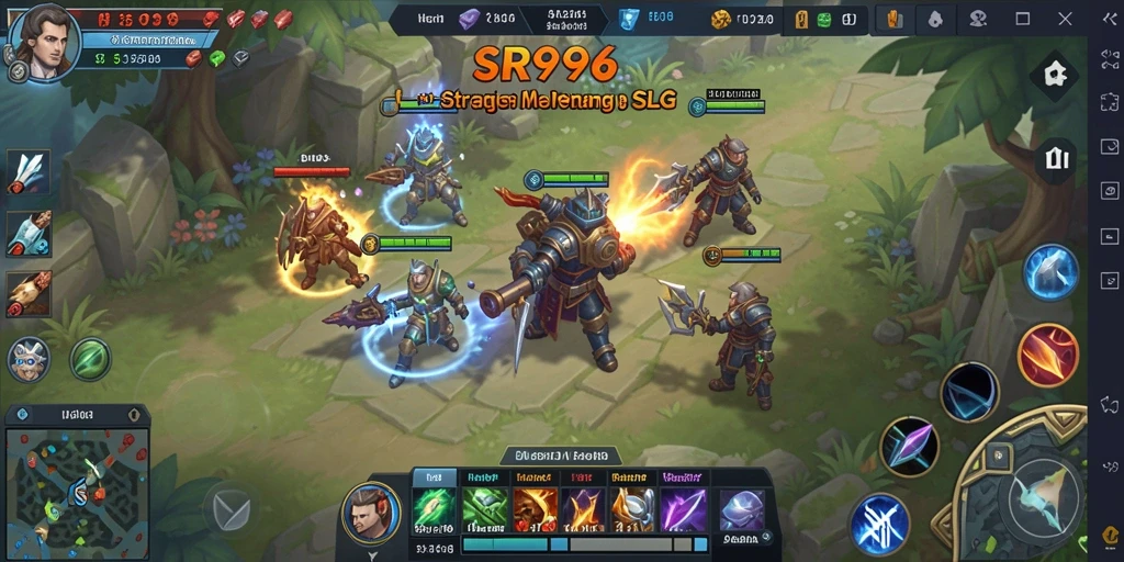 Tangkapan layar gameplay SLG dari SR996 dengan aksi strategis yang mendebarkan.
