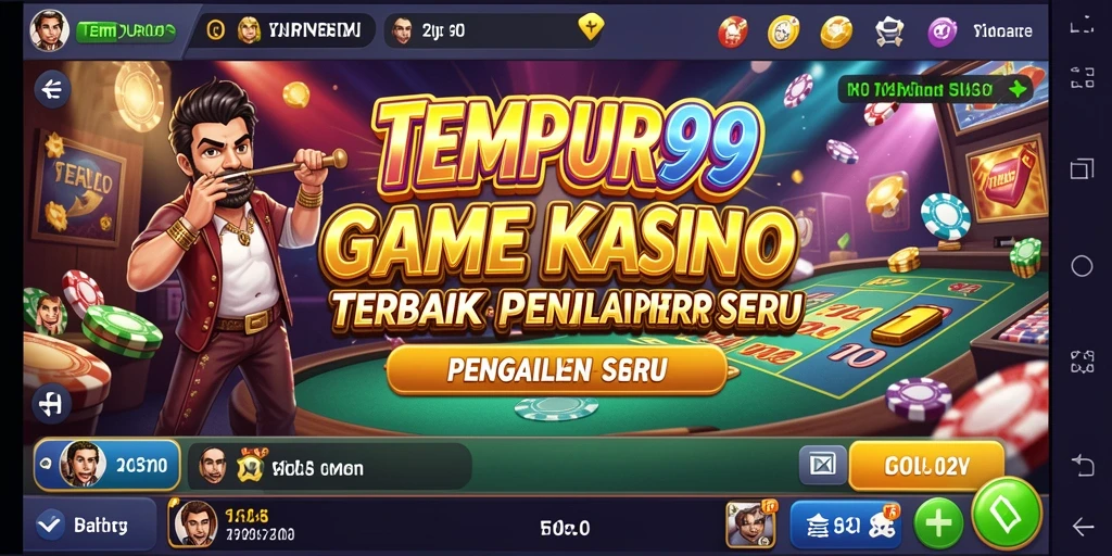 Tampilan gameplay seru dari TEMPUR99 yang menawarkan pengalaman kasino nyata.