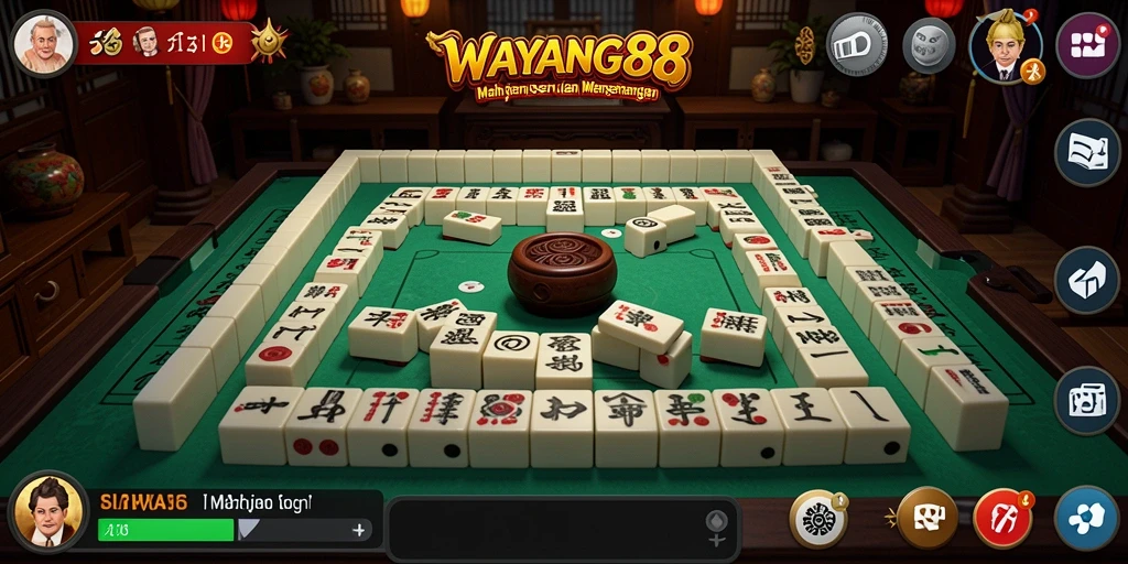 Gameplay menarik WAYANG88 dalam permainan Mahjong yang menantang.